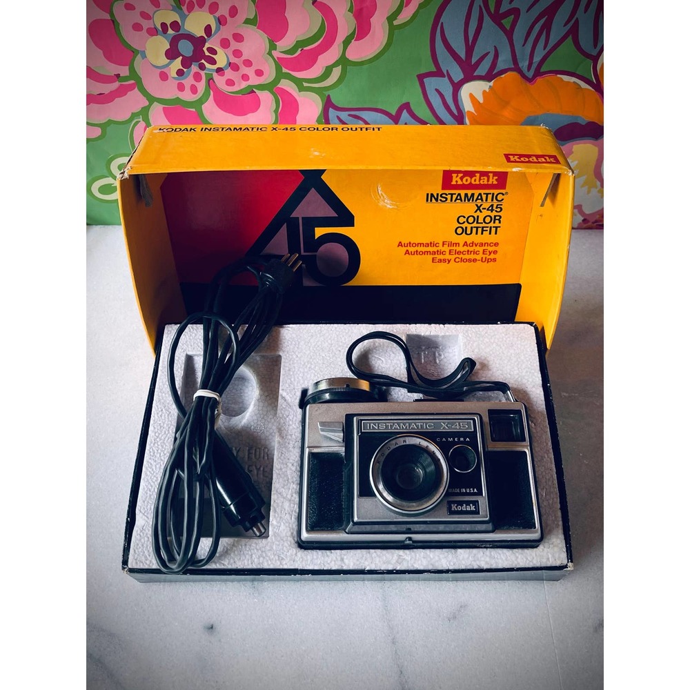 Vintage Kodak Kodamatic Instamatic X45. In Box. Not tested.